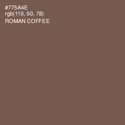 #775A4E - Roman Coffee Color Image