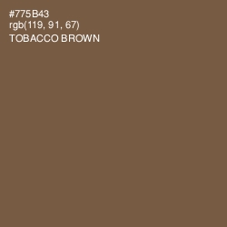 #775B43 - Tobacco Brown Color Image