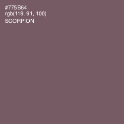 #775B64 - Scorpion Color Image