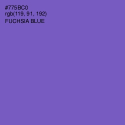 #775BC0 - Fuchsia Blue Color Image