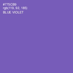 #775CB9 - Blue Violet Color Image