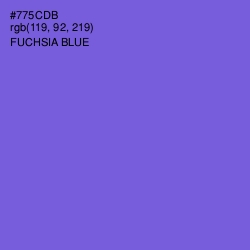 #775CDB - Fuchsia Blue Color Image