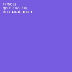 #775CE2 - Blue Marguerite Color Image