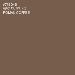 #775D4B - Roman Coffee Color Image