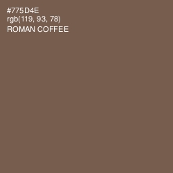 #775D4E - Roman Coffee Color Image