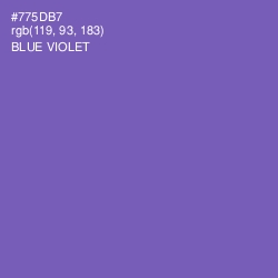 #775DB7 - Blue Violet Color Image