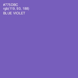 #775DBC - Blue Violet Color Image