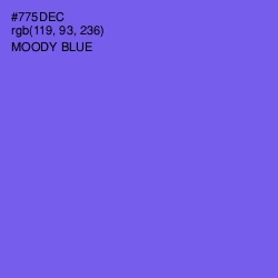 #775DEC - Moody Blue Color Image