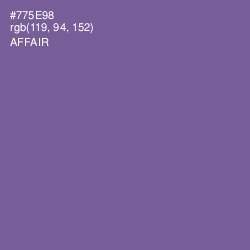 #775E98 - Affair Color Image