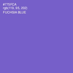 #775FCA - Fuchsia Blue Color Image