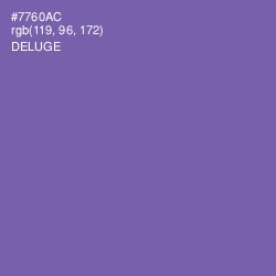 #7760AC - Deluge Color Image