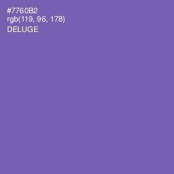 #7760B2 - Deluge Color Image