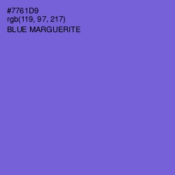 #7761D9 - Blue Marguerite Color Image