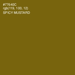 #77640C - Spicy Mustard Color Image