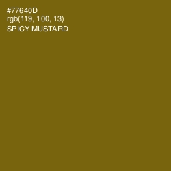 #77640D - Spicy Mustard Color Image