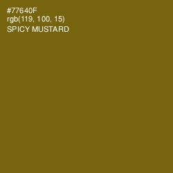 #77640F - Spicy Mustard Color Image