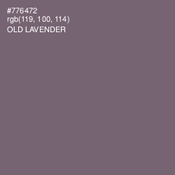 #776472 - Old Lavender Color Image