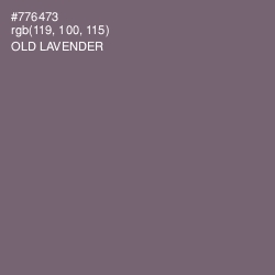 #776473 - Old Lavender Color Image