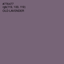 #776477 - Old Lavender Color Image