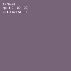 #776478 - Old Lavender Color Image