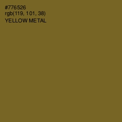 #776526 - Yellow Metal Color Image