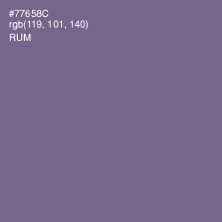 #77658C - Rum Color Image