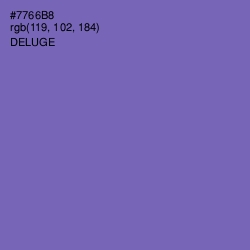 #7766B8 - Deluge Color Image