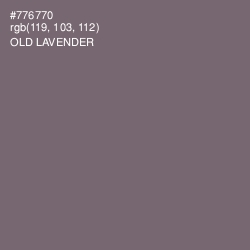 #776770 - Old Lavender Color Image