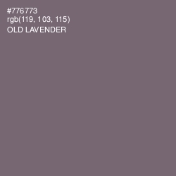 #776773 - Old Lavender Color Image