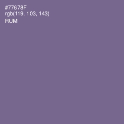#77678F - Rum Color Image