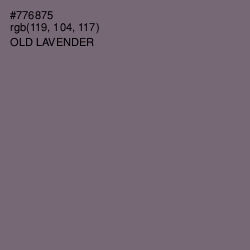 #776875 - Old Lavender Color Image