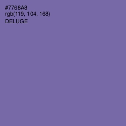 #7768A8 - Deluge Color Image