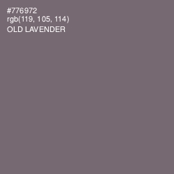 #776972 - Old Lavender Color Image