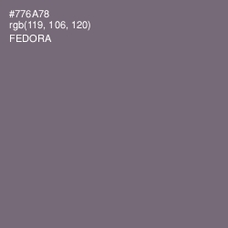 #776A78 - Fedora Color Image
