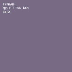#776A84 - Rum Color Image