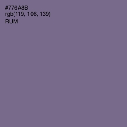 #776A8B - Rum Color Image