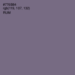 #776B84 - Rum Color Image