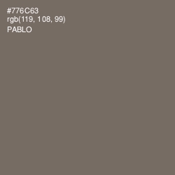 #776C63 - Pablo Color Image