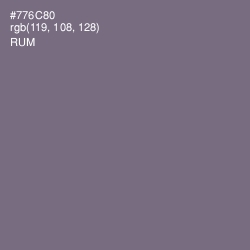 #776C80 - Rum Color Image