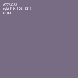 #776C83 - Rum Color Image