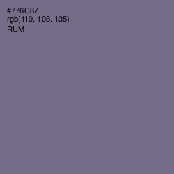 #776C87 - Rum Color Image