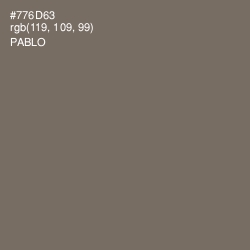 #776D63 - Pablo Color Image