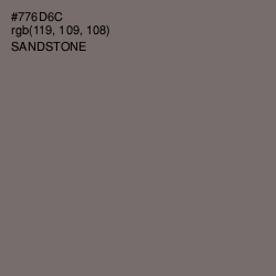 #776D6C - Sandstone Color Image