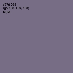 #776D85 - Rum Color Image