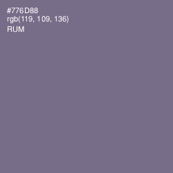 #776D88 - Rum Color Image
