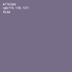 #776D89 - Rum Color Image