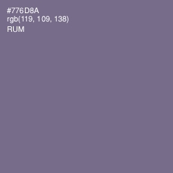 #776D8A - Rum Color Image
