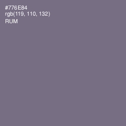 #776E84 - Rum Color Image