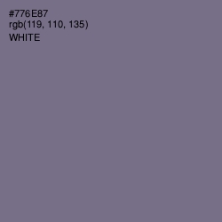 #776E87 - Rum Color Image