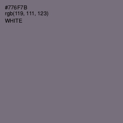 #776F7B - Fedora Color Image